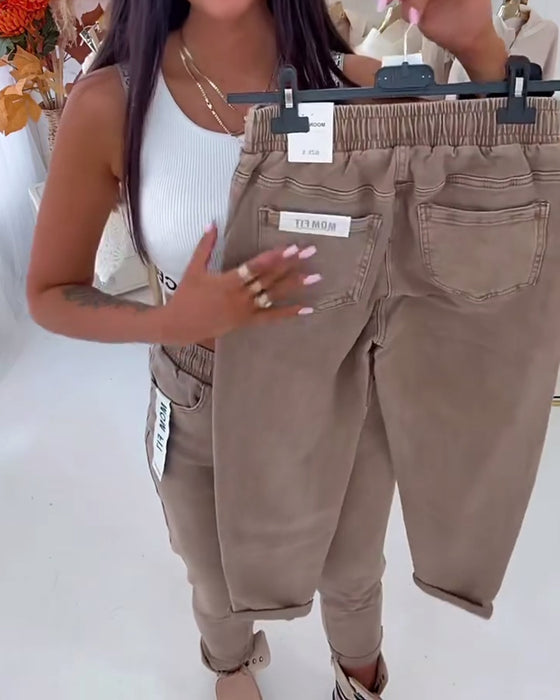 Byxor Elastisk Stretch Skinny