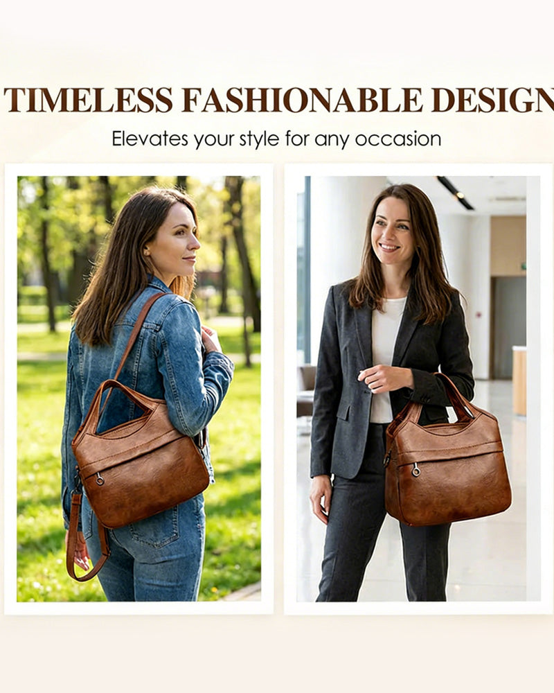 Väska Vintage Stor Kapacitet Crossbody