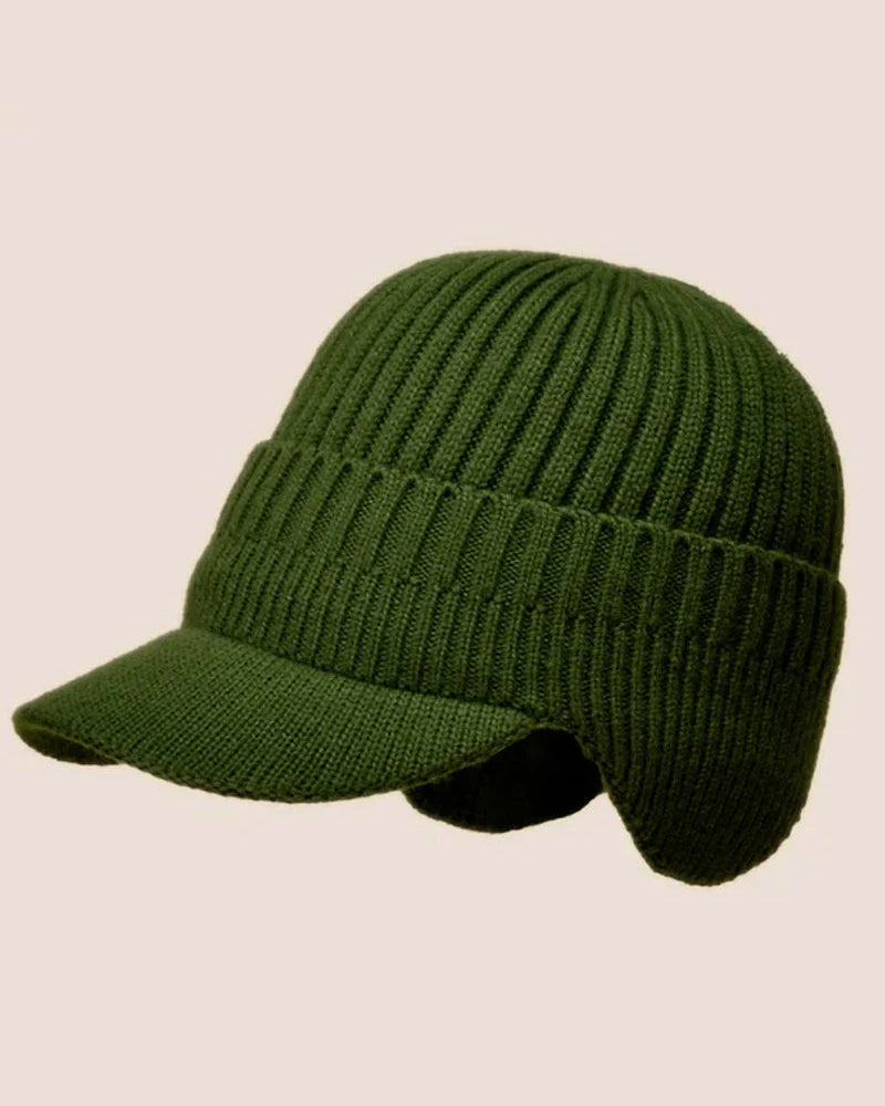 Hatt Utomhus Ridning Elastisk Varm Öronskydd Stickad