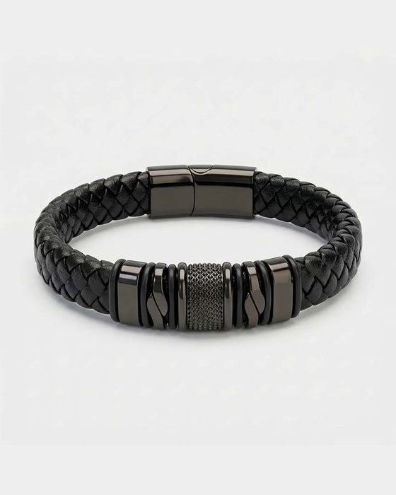 Premium Läderarmband För Män