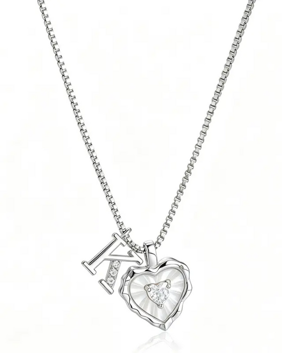 A–Z Mikropave Bokstavspendel Halsband