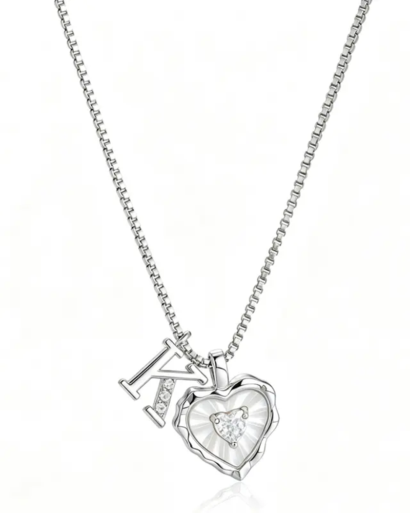 A–Z Mikropave Bokstavspendel Halsband