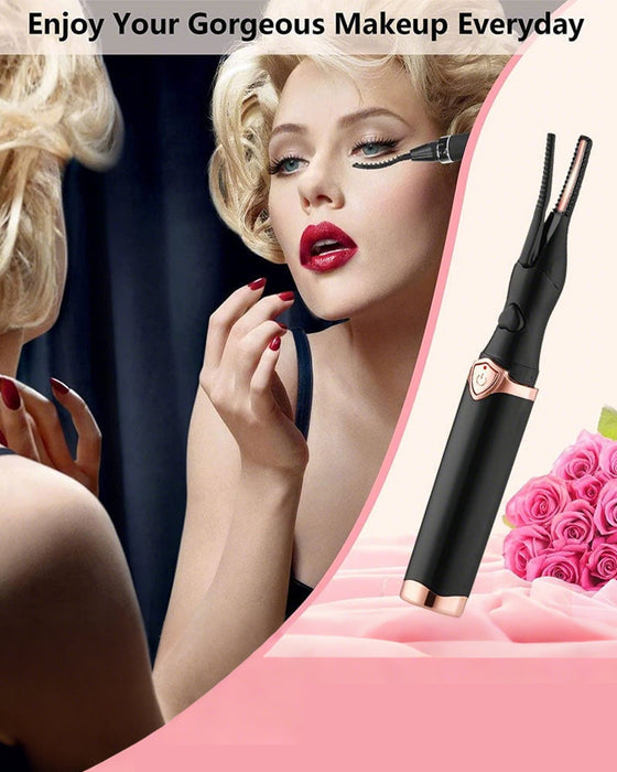 🔥Elektrisk Ögonfransböjare För Omedelbar Glam✨ Blinka & Stråla! 👁️