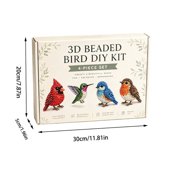 3D-pärlsdjursset - DIY-miniatyrpärlsättning för nybörjare