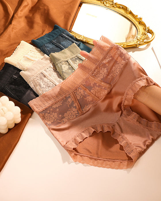 Hög Midja Lace Trosa För Kvinnor