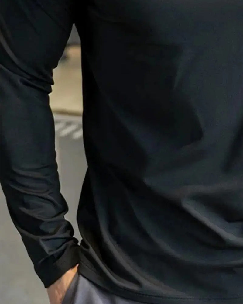 Herr Topp Långärmad Snabbtorkande Athletic