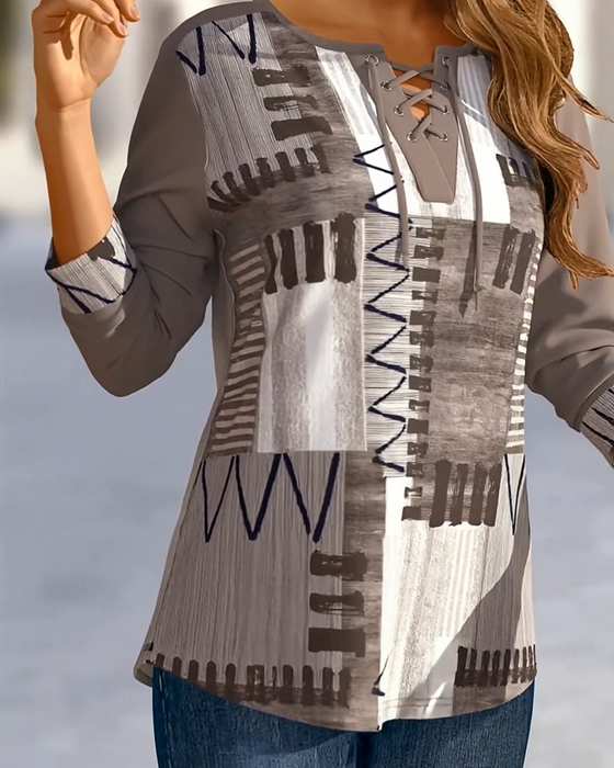 Topp Stilfull Korsande Band Ruitryck