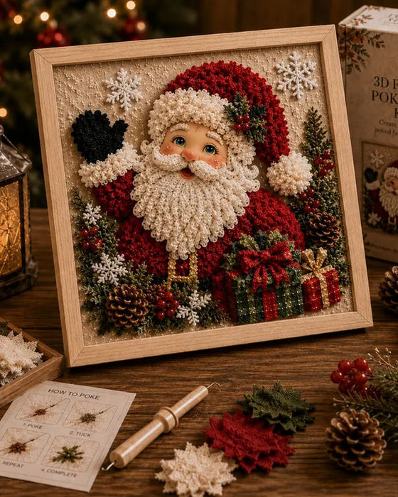 Jul Nålfiltning Tyg DIY Kit