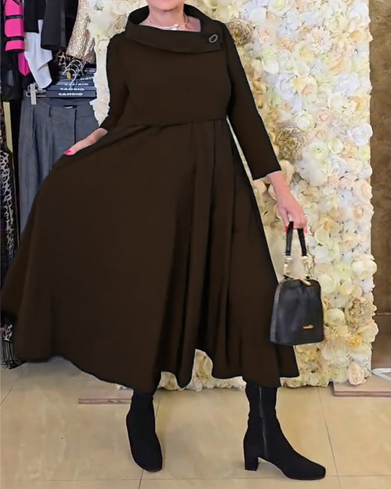 Klänning Modig Street Enfärgad A-linje