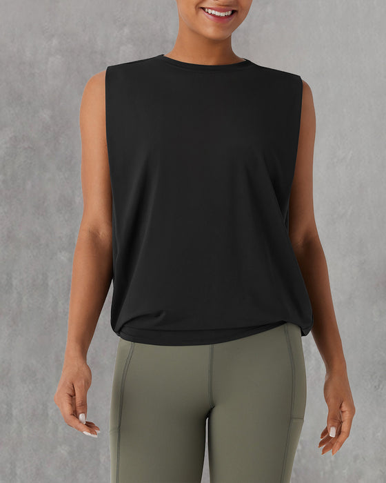 Väst Ärmlös Rund Hals Sport