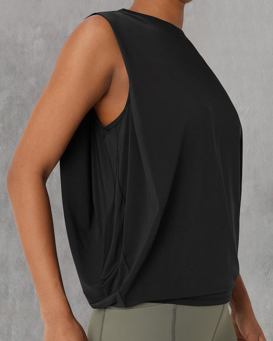 Väst Ärmlös Rund Hals Sport