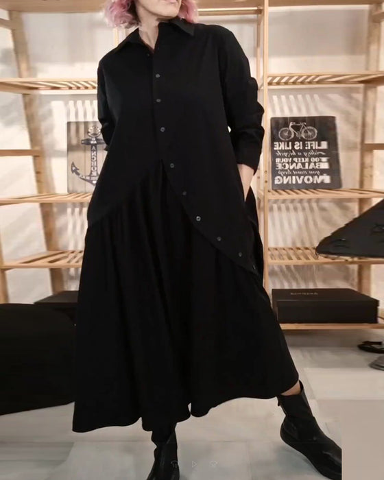 Casual lös A-linje klänning