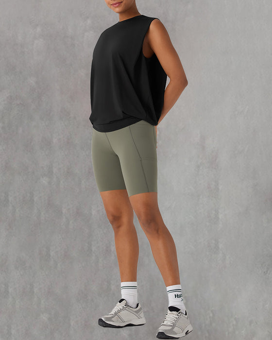 Väst Ärmlös Rund Hals Sport