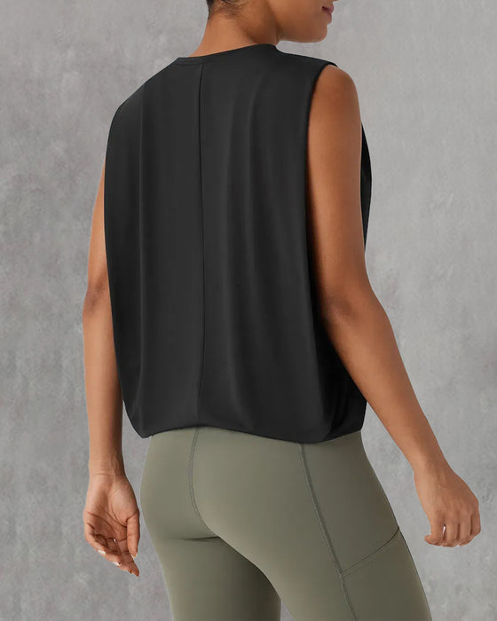 Väst Ärmlös Rund Hals Sport