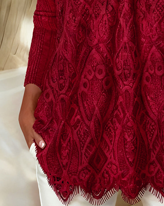 Topp Fyrkantig Halsringning Armhåla Spets