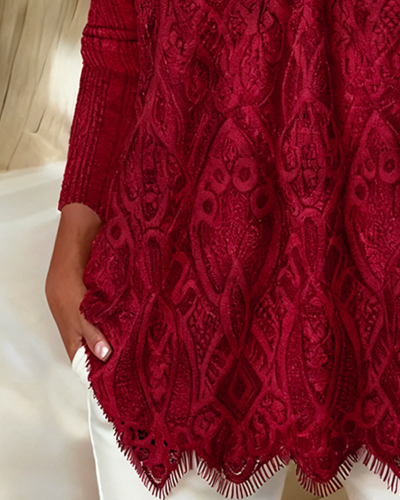 Topp Fyrkantig Halsringning Armhåla Spets