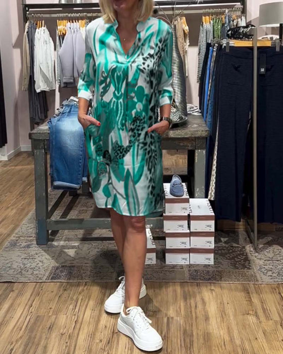 Klänning i vardagsfärg för kvinnor