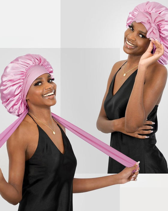 Nattsovmössa i siden i silke