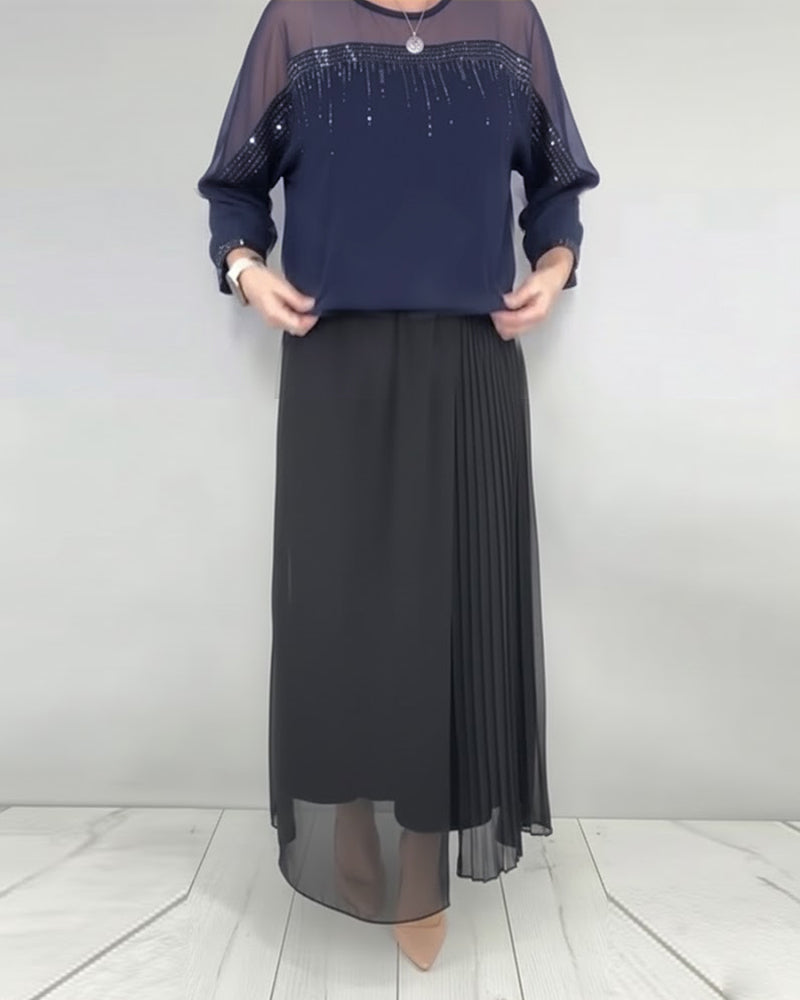 Blus Nät Skarvning Lössittande