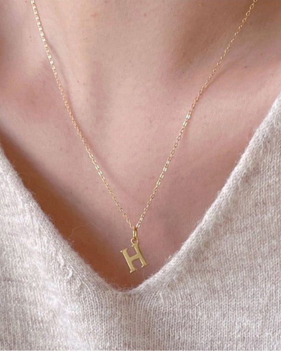 Moderna och utsökta 26 engelska alfabet halsban