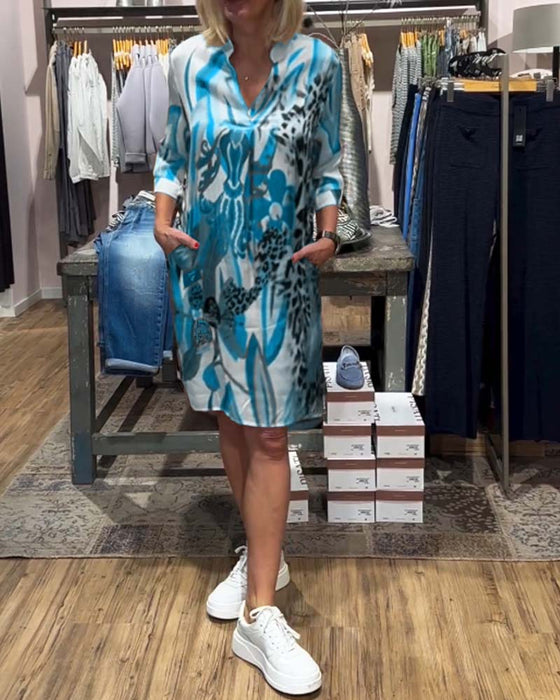 Klänning i vardagsfärg för kvinnor