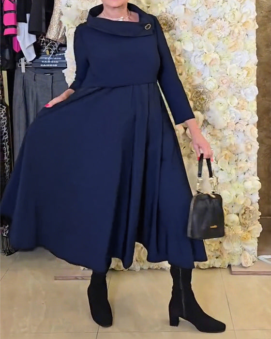 Klänning Modig Street Enfärgad A-linje