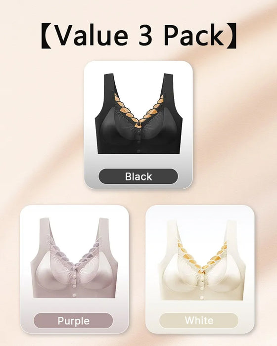 Bh Framknäppning Satäng Spets