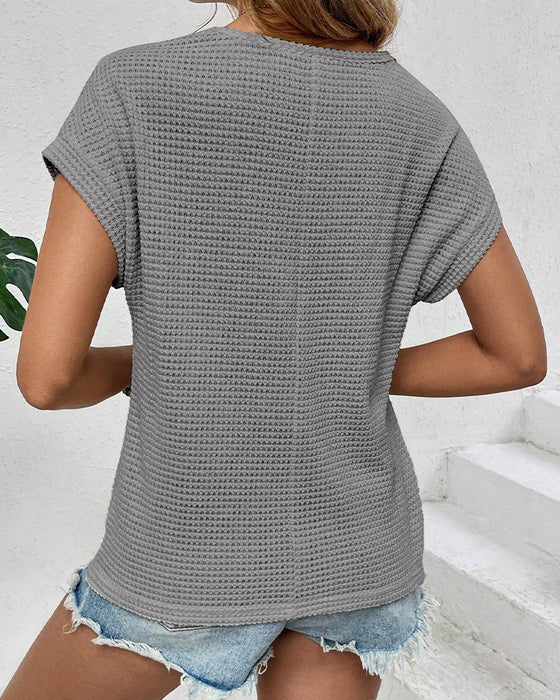 T-Shirt Raglan Nät Hål Ut Andningsbar