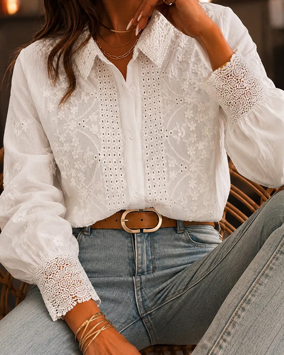 Blus Slag Urklipp Detalj