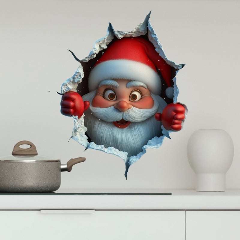 Tomte Väggklistermärke Set