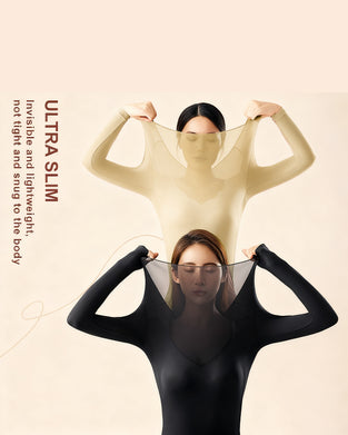 Ultratunn Sömfri Termounderkläder För Kvinnor