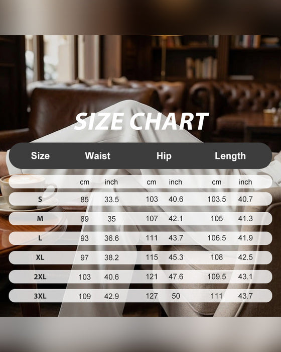 Byxor Herr Avslappnad Veckad Bred Ben
