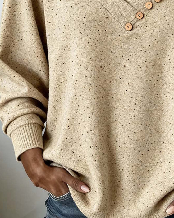 Tröja Modig Halsdukskrage