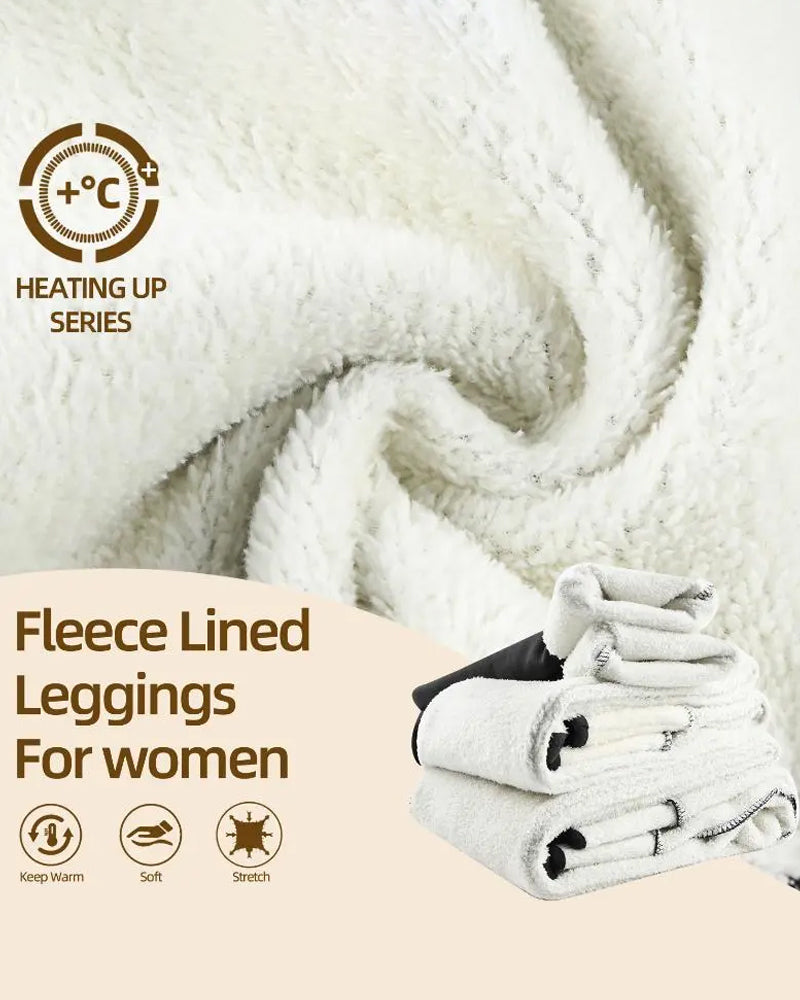 Leggings Varm Höjdmage Mysig Fodrad