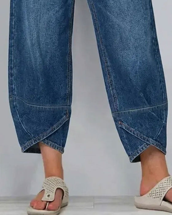 Byxor Denim Lappverk Casual