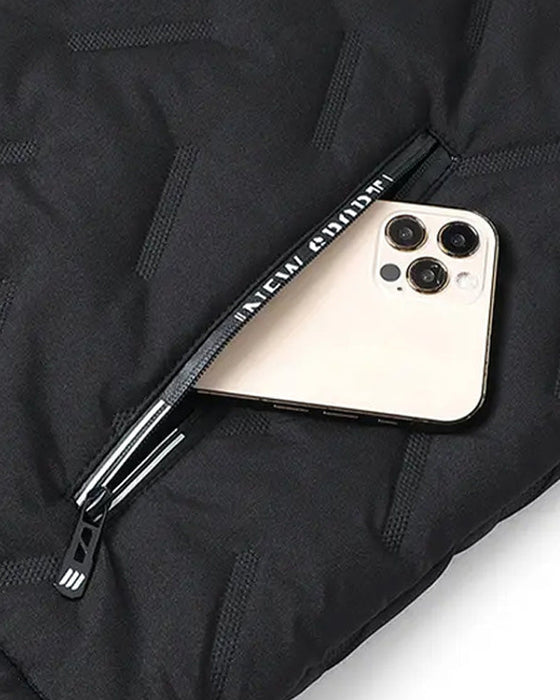 Väst Unisex Vinter Varm Casual Ärmlös Quiltad Med Fleece Foder