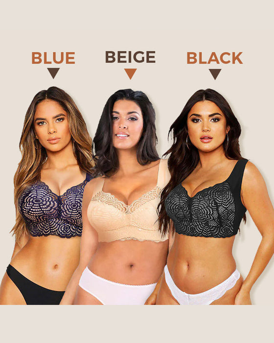 🤩SISTA REA-DAGEN 🔥Ultimat lyft & stöd – Spets-BH i plus size