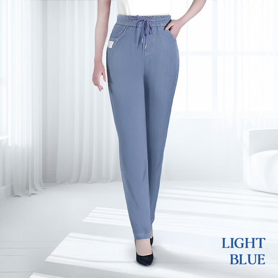 Högt Midja Ultra Töjbar Mom Jeans