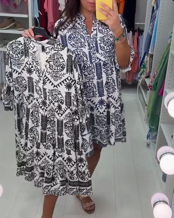 Klänning Fashion Street-tryck