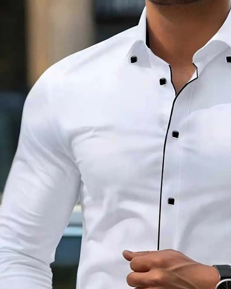 Skjorta Business Slim-Fit Långärmad
