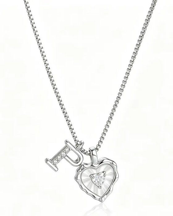 A–Z Mikropave Bokstavspendel Halsband