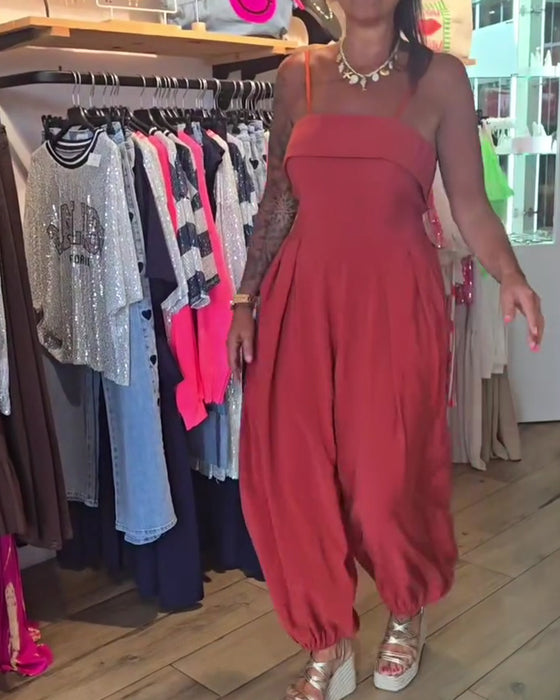 Jumpsuit Bandeau Spagettiband Bred Ben