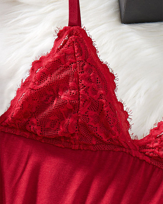 Lingerie Sexy Djup Urringning