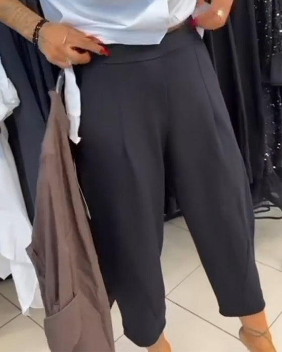 Byxor Stilfull Enfärgad Harem