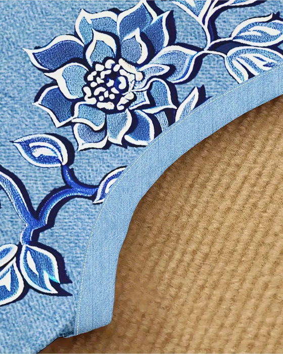 Klänning Ärmlös Imitation Denim