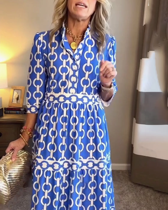 Klänning Avslappnad Semester Bohemisk