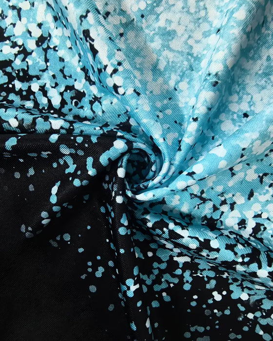 Klänning Ärmlös V-Ringning Fjärilstryck