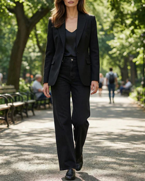 Jeans Löst Rakt Ben