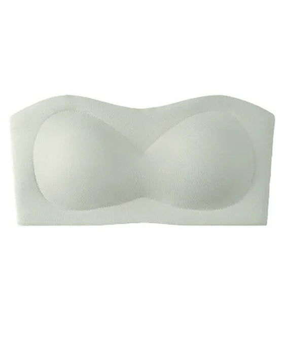 Bh Axelbandslös Enfärgad Push-Up