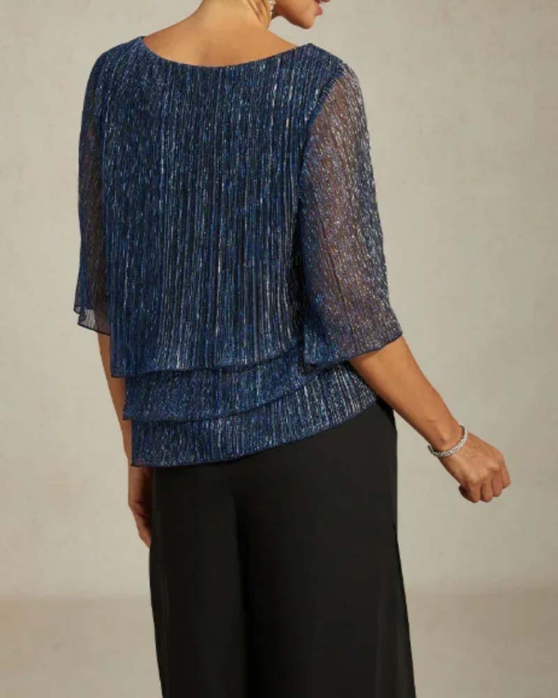 Stilfull T-Shirt Med Rund Hals